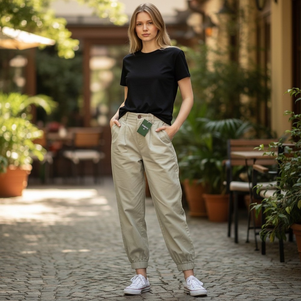 Halara Sage Green High Waisted Pleated Jogger Pants XS Regular NWT